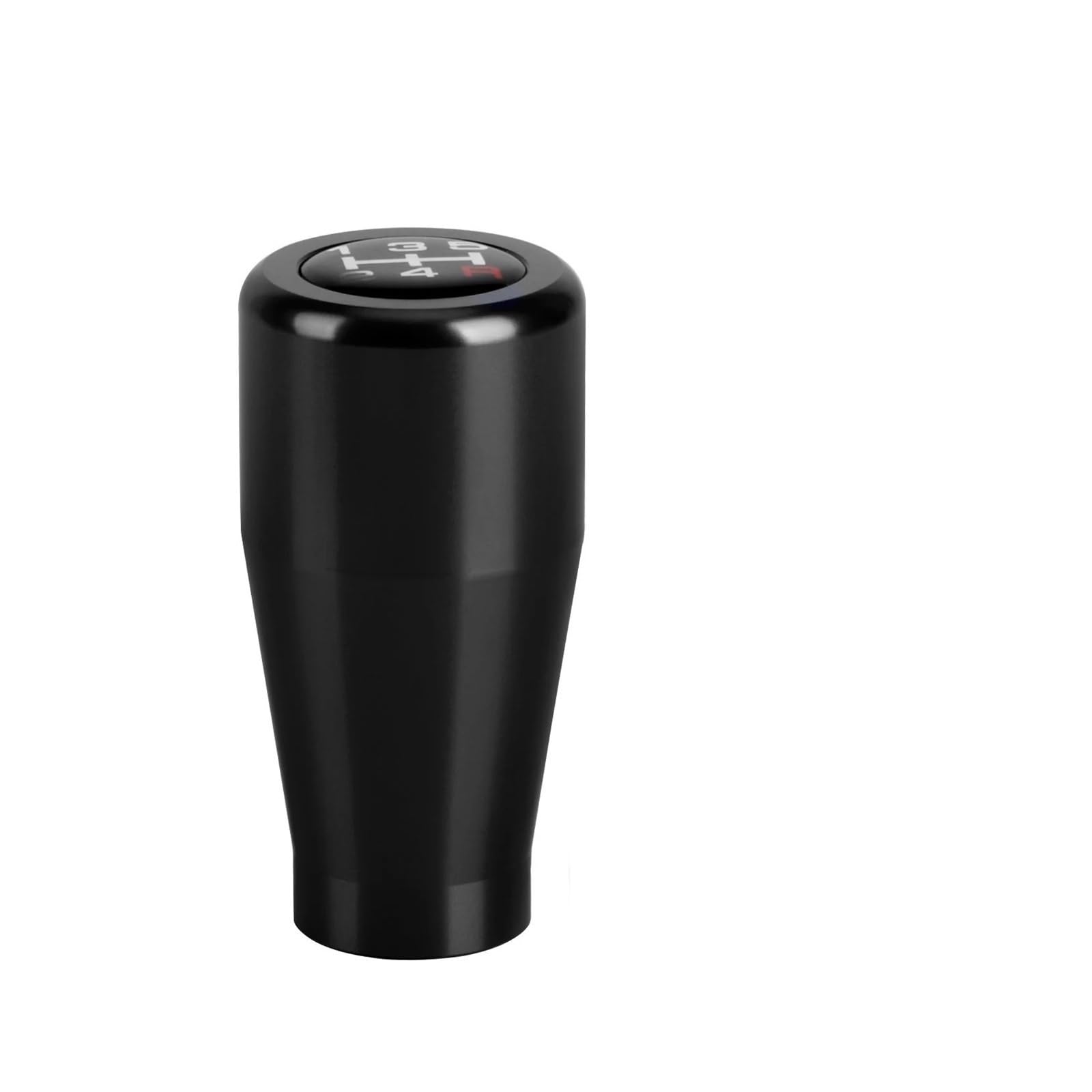 Jeocoai Black Car Gear Knob 5Speed Gear Shift Knob Aluminium Universal Racing Lever M8 M10 M12 For Manual Transmission Level(Black)