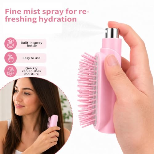 Cepillo para el pelo con control de frizz y mango comodo para niñas 4