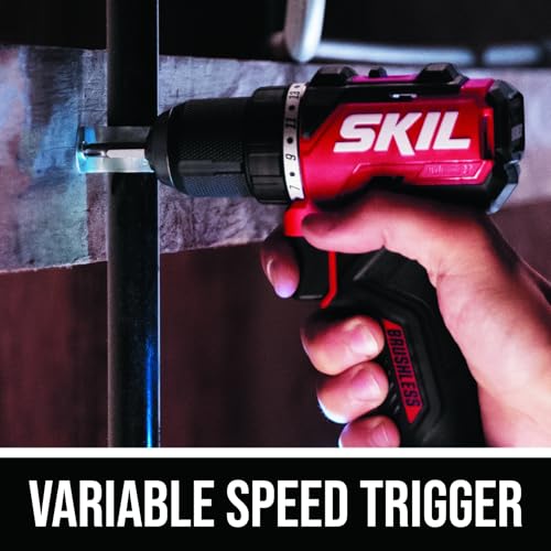 Perceuse sans balais SKIL 12V compacte pour visser dans les recoins
