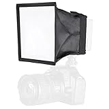 Neewer 5.9x6.7 inches/15x17 centimeters Camera Collapsible Diffuser Mini Softbox for CN-160, CN-126 and CN-216 LED Light