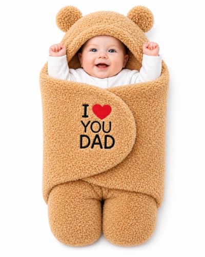 Image of BRANDONN Baby Blanket Newborn Gift Pack of Swaddle Wrapper, 0-9 Months, Length 68 cm x Width 68 cm