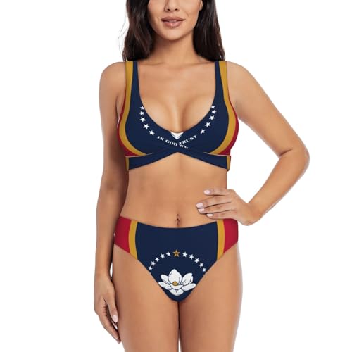 Haut de bikini et bas gainant Mississippi maillot de bain sculptant femme