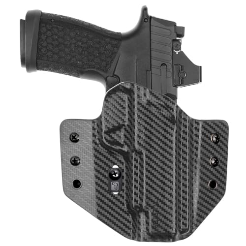 Tulster OWB Contour Holster in Right Hand fits: Sig Sauer P365 Fuse | Optic Compatible Outside The Waistband Concealed Carry Kydex Holster - Tulster