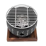 UTILISATION MULTIFONCTIONNELLE : le barbecue japonais n'est pas seulement destiné à la viande, le barbecue au charbon de bois japonais est idéal pour une variété de plats, notamment les légumes grillés, les brochettes et plus encore.