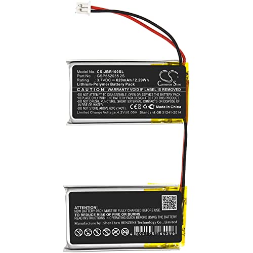 Cameron Sino Battery for JBL Rock Replacement GSP552035 2S 620mAh / 2.29Wh