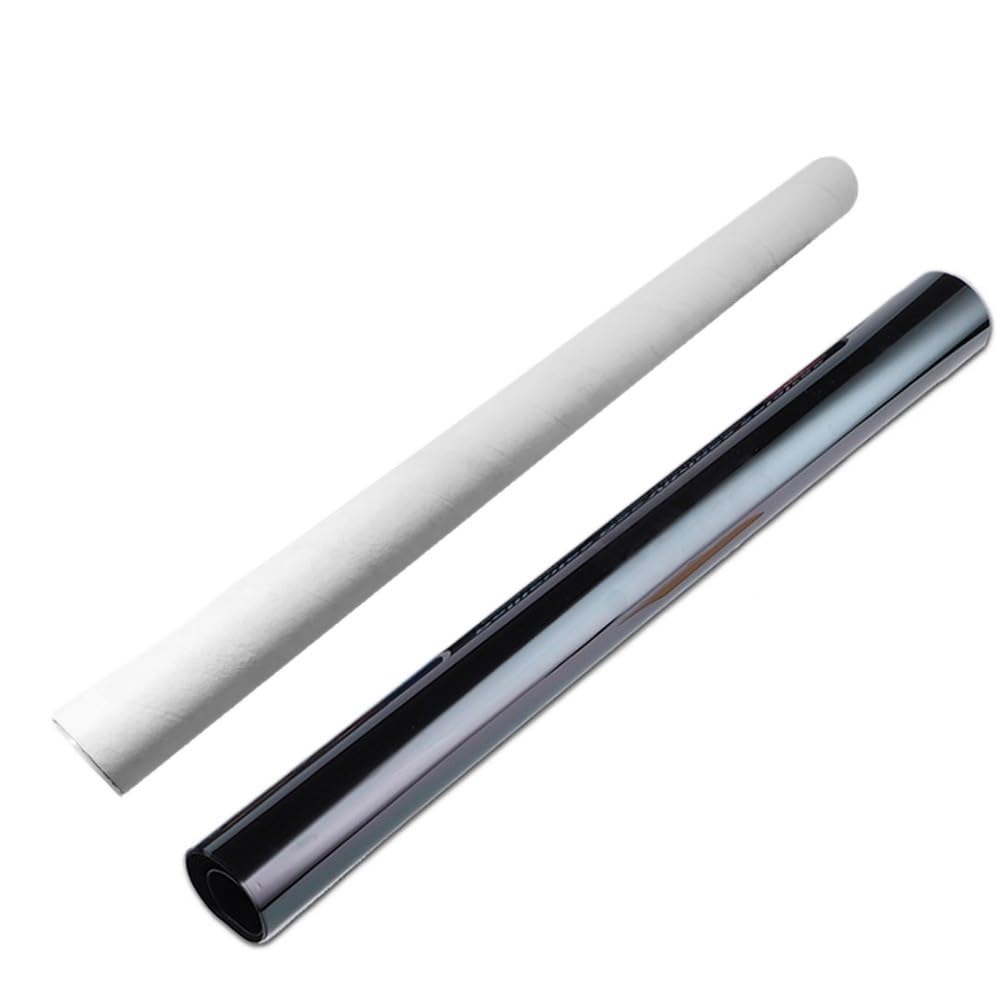 Car Window Tinting Film Black Car Window Flim Static Cling Privacy Sun Blocking Anti UV Tint Opaque Film for(50 Percent)