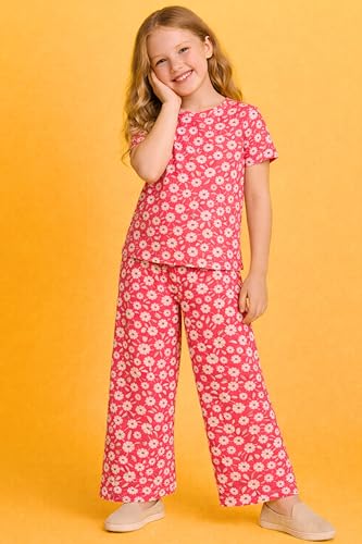 Image of TotzTouch Night Dress Kids Girls - Soft, Comfy & Adorably Stylish Printed Pyjama Set Age 6 Months to 15 Years