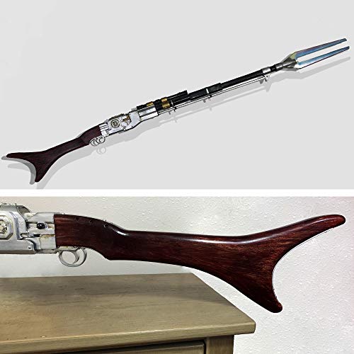 The Mandalorian Amban Blaster Rifle Din Djarin Star Wars Custom Replica Prop Blaze Orange Barrel Plug (Safe Does Not Shoot)