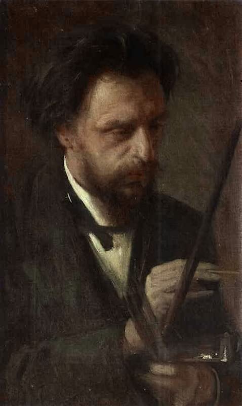 Affiches sur toile Grigory Myasoyedov décoration murale de salon portrait de Kramskoy