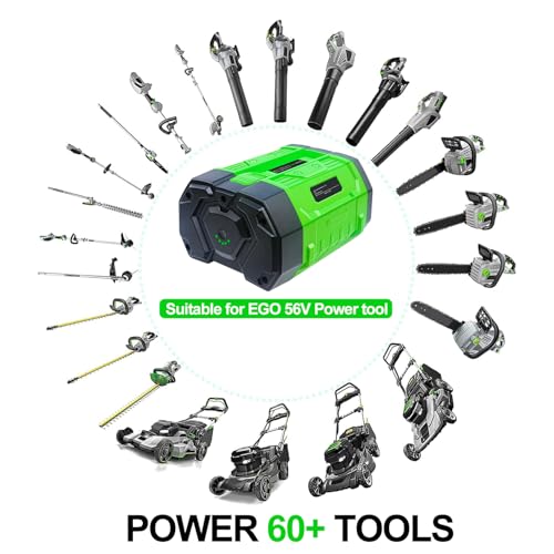 Image of DTK 2 Packs Updated Replacement for EGO 56V Battery 10000mAh Cordless Tool 560Wh BA4200 BA4200T 10AH