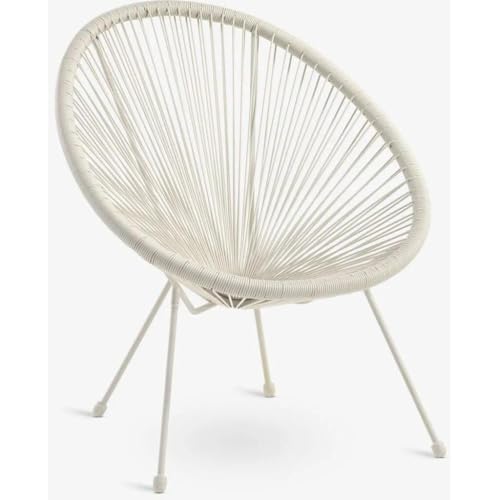ORION91official®   Hawaii Garden Chair Steel & Synthetic Rattan 74x84x85 cm MAX Weight 110 kg Outdoor Use Modern Design for Patio or Terrace Durable and Stylish Garden Furniture   Unidad