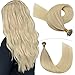 Produktbild YoungSee Nanoring Hair Extensions Echthaar Blond Ombre #Nordic Aschblond Fading to Platinblond Nano Ring Extensions Blond Ombre Natürlich Nanoring Extensions Blond 35cm 50gramm