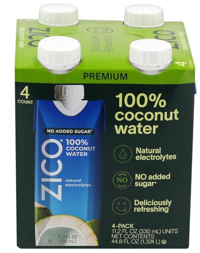 44.64 oz 100 Percent Coconut Water - 4 Count