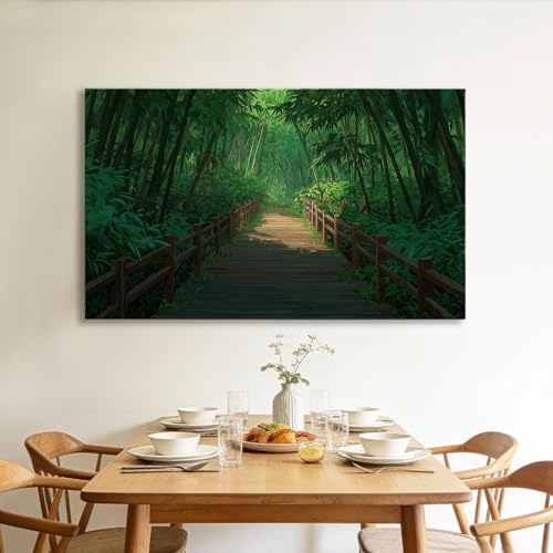 Impression sur toile orientale pour un salon zen et moderne - 4