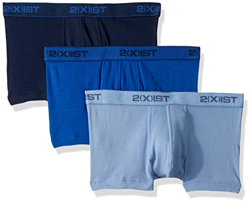 2(X)IST Men's 3-Pack Cotton No Show Trunk