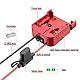 POFET Batterieadapter Power Wheels Adapter für Milwaukee 18V Battery Dock Stromanschluss mit Schalter Sicherungshalter für RC Car Toys Robotics