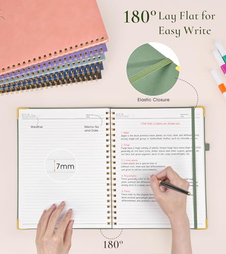 Carnet de notes A4 rigide à spirales pour structurer vos écrits - 4