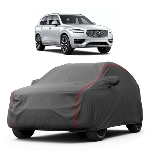 Image of Heavy-Duty Car Cover for Compatible with Volvo XC90 (2002 to 2025 All Models) Deluxe Car Protection Cover - Waterproof & UV-Resistant All-Season Exterior Protection