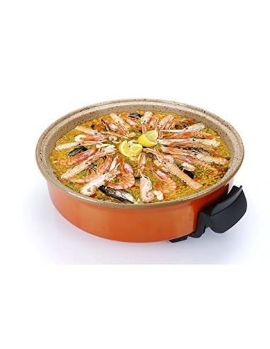 Grill ELECTRICO DE 40 CM con Recubrimiento DE Natural Stone,Resistente A LA...