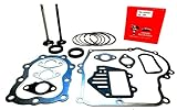 Lil Red Barn Piston Rings,Complete Gasket Set, Seals & Valves Compatible with Kawasaki FB460V 4-Stroke, L-Head, Single Cylinder Engines