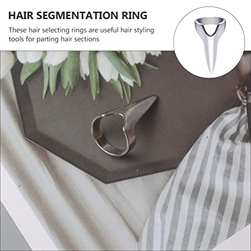 Beaupretty 20 Unidades Ferramenta De Estilo Anel De Unha Garra De Dedo Gótico Anel De Cabelo Anéis D