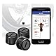 FOBO Bike 2 Reifendruckkontrollsystem für Trike oder Beiwagen Motorrad - Bluetooth TPMS Reifendrucküberwachungssystem inkl. App für IOS & Android - Reifendruck-Kontrollsystem Sensor