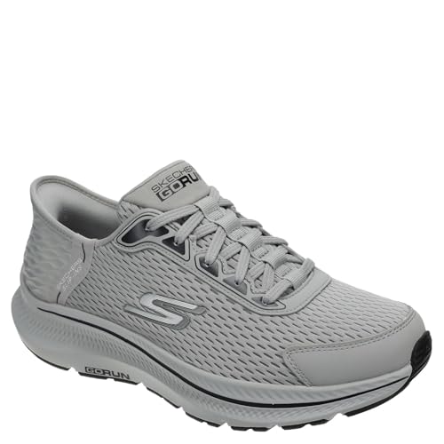 Image of Skechers Performance Slip-ins: Go Run Consistent 2.0-Empowered Men's Running, 16 2E US, Light Grey