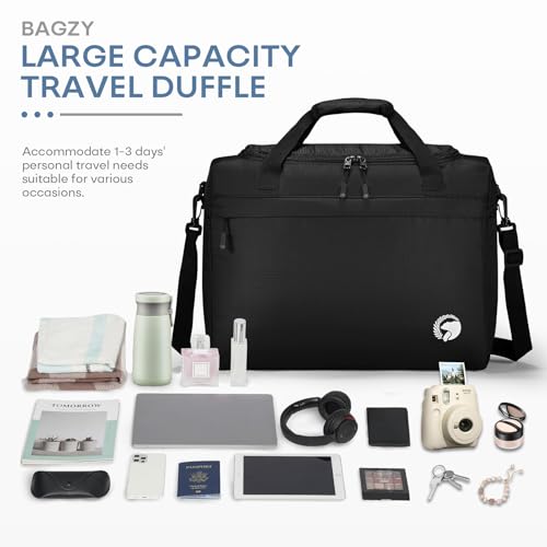 BAGZY 16x12x6 Lightweight Gym Duffle