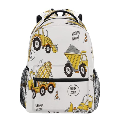 Sac à dos machines de chantier pour enfant idéal école et camping