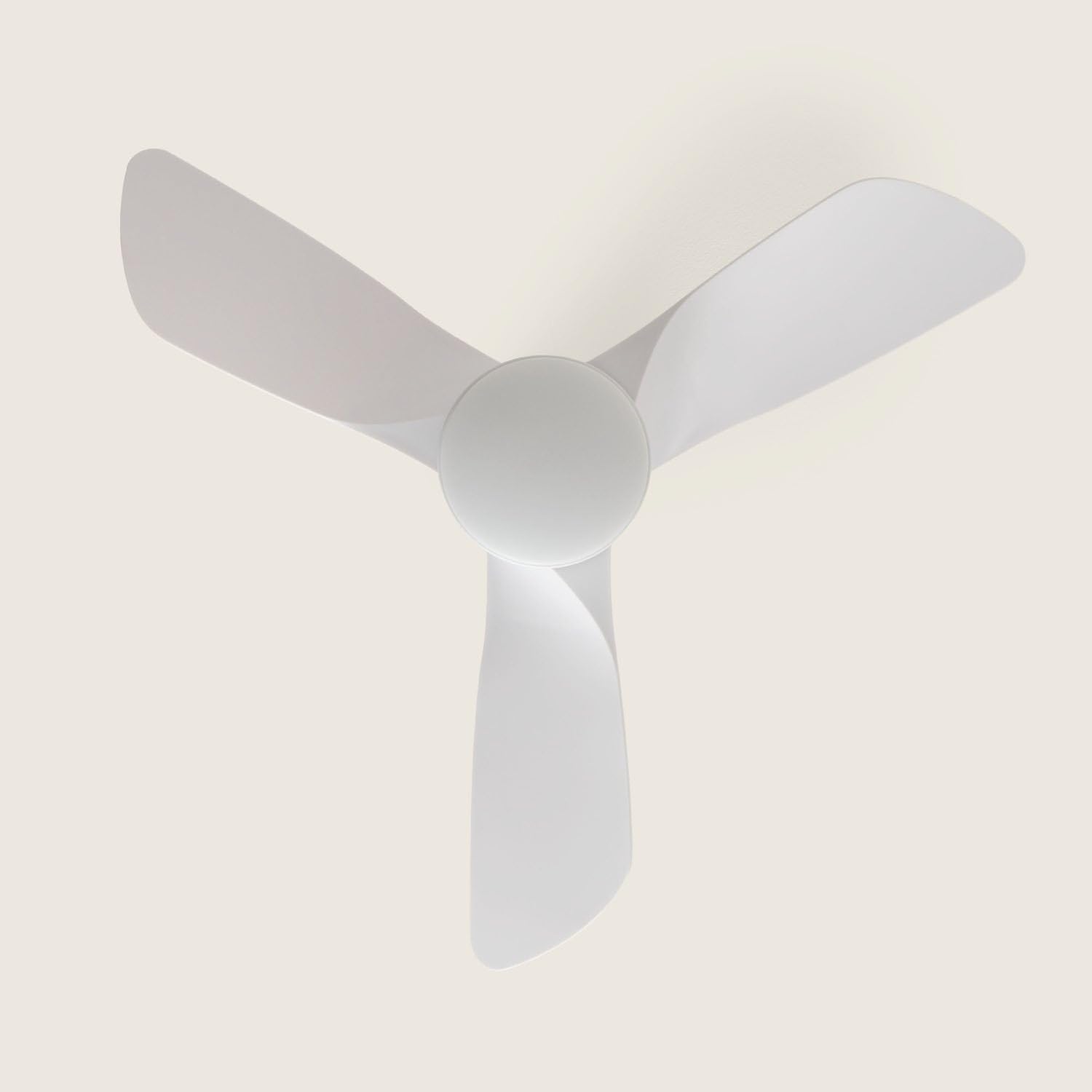 LEDKIA LIGHTING Ventilador de Techo con luz Silencioso DC Ventos Blanco Mando a Distancia Pequeña (hasta 10 m²) 76 cm Blanco