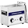 NICHOY Ultrasonic Cleaner,Dual Power Heated Industrial Cleaner Machine for Jewelry Dental Instruments Diamond Rings Parts Circuit Board Watch GlassesColorA,Size2L