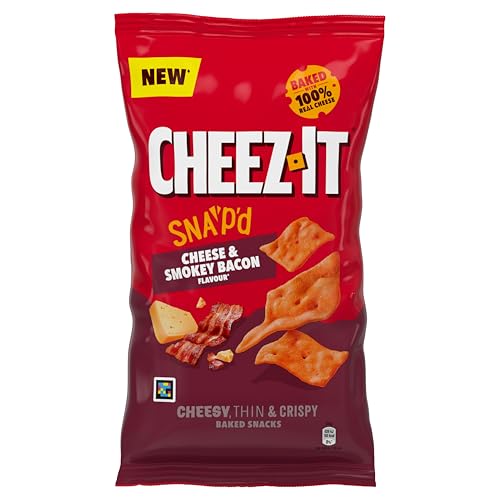 Kelloggs Cheez-It Cheese & Smokey Bacon Crackers 150g