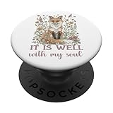 Photo Gallery È bene con la mia anima religioso christian fox cottagecore popsockets popgrip adesivo Photo Gallery È bene con la mia anima religioso christian fox cottagecore popsockets popgrip adesivo