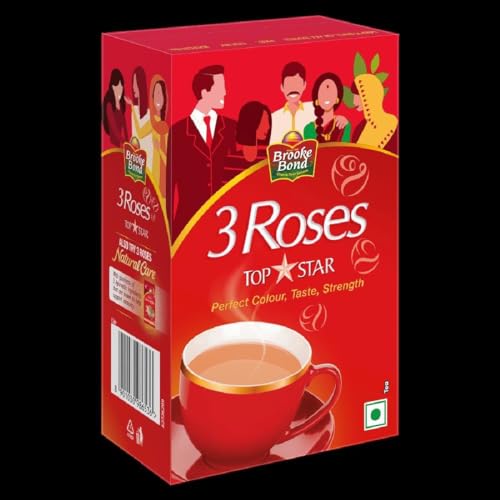 Image of Red Label 3 Roses Dust Tea, Topstar, 275Gm Carton, Assam