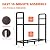 HXJLJY 2-Tier Large Firewood Rack Outdoor Indoor with Log Carrier Bag, 30" Stable Log Holder Rustproof Metal Wood Rack for Fireplace Patio Deck Firepit, Heavy Duty Firewood Storage Organizer Tool