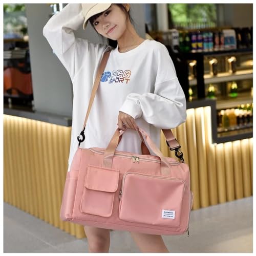 Bolsa Mala Academia Esportiva Treino Viagem Fitness Trabalho Transversal Compartimento para Tênis Bo