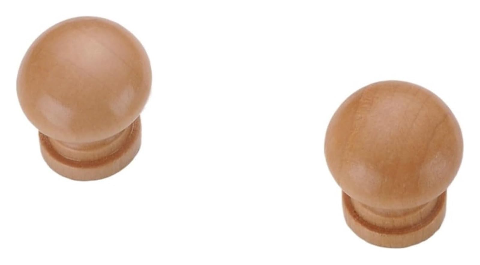 20/30er-Pack Naturholz Runde Schrank Schubladenknöpfe(Small 30 Pieces)