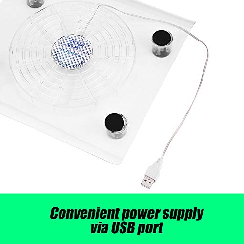 KIKYO Fan for Laptop USB Notebook Cooler Cooling Pad Fans, Ergonomic design, for PS4/PS3/Laptop, default - Image 4