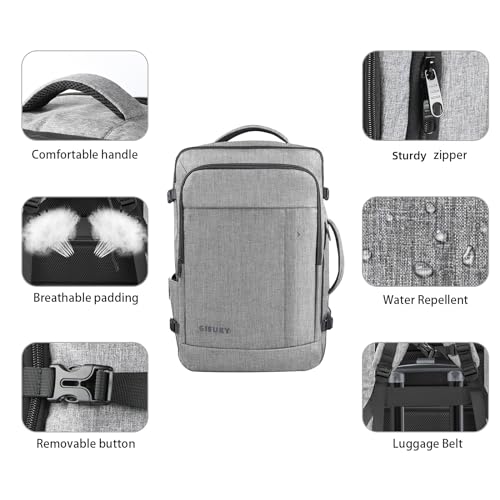 Carry on Backpack, Extra Large 40-50L Travel Backpack for Men & Women, Expandable for Airplanes, 17 Inch Laptop Backpack, Luggage Suitcase 40L Daypack Lightweight Business Weekende image 8