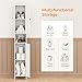 Homleke Tall Bathroom Storage Cabinet with 2 Doors, 67