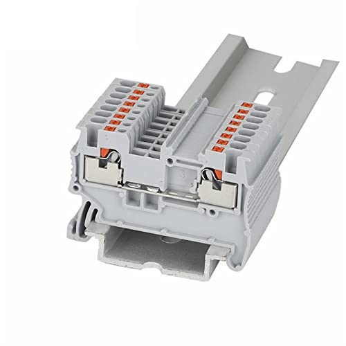 Conector de cable carril DIN PT1.5: solucione fallos y cablee sin tornillos, 10 uds 8