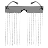 VALICLUD Party-sonnenbrille mit Künstlichen Diamanten und Tassel Stylische...