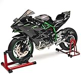 RZAPE Die Cast Motorcycle 1:6 Scale for Kawasaki H2R Motorcycle Alloy Racing Motorcycles Model Power Kawasaki Ninja H2R Toy Motorcycles Collection H2R Kawasaki Model Motorcycles（Carbon Fiber Black）