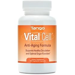 Vital Cell Natural Anti-Aging Supplement for Men and Women, Supporting Circulation and Healthy Organ Function (180 Vegetarian Capsules)