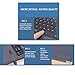 Wireless Keyboard with Touchpad for Microsoft Surface Pro 12 Inch 2025 Type Cover, Multi-Touch Ultra-Slim Keyboard- Black (Backlit Touchpad with Mouse,Portuguese)