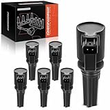 Frankberg 6x Bobines d'allumage Compatibles avec S-Type X200 3.0L V6 Essence 2000/01-2002/12 LS3.0L V6 Essence 2000/01-2005/12 Remplacer# 2W4E12A366AD