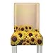 WYYWCY Fodere per sedie da Vacanza per Sala da Pranzo Rendering 3D Bellissimo Campo di Girasole Fodere per Cuscini per sedie Fodera in Poliestere Elasticizzato Lavabile Rimovibile per Pan