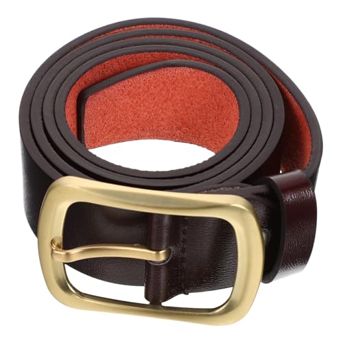Men Brown Vintage Belt for Jeans Casual Waistband for Everyday Wear for Outings and Work Stylish Retro Design
