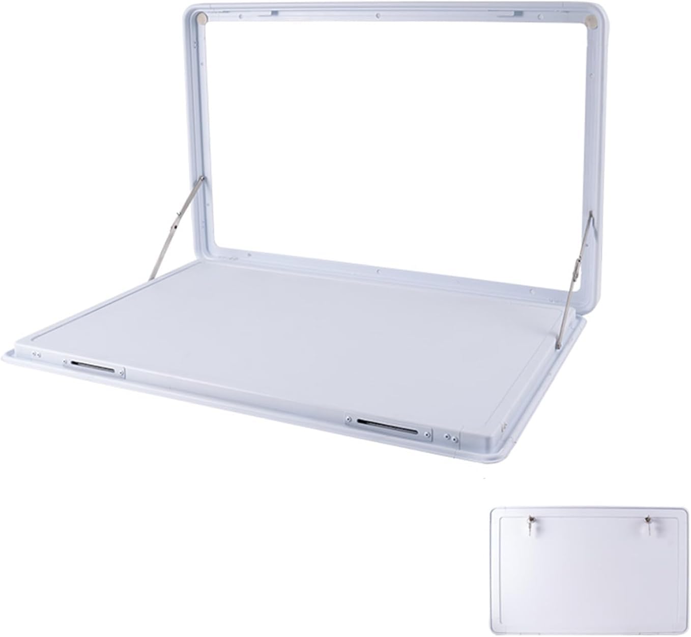 Mesa compacta de furgoneta para desayunos y cenas en rutas camper de montaña