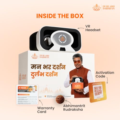 Image of Durlabh Darshan VR Headset +1 Year App Subscription